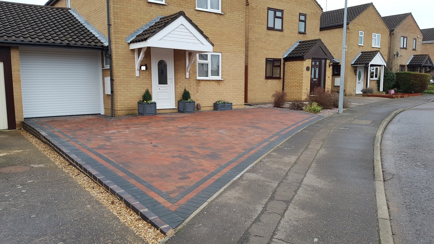 Finished Blocked Driveway